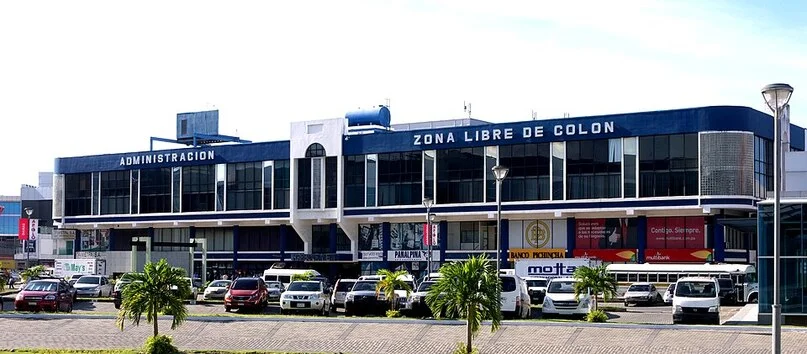 Administrative building of the Colon Free Trade Zone in Panama