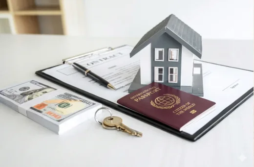 Propiedad a escala junto a pasaporte de CBI
