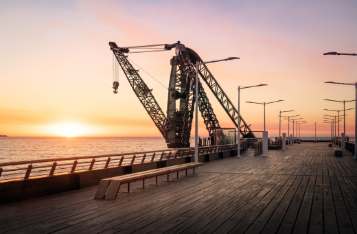 Una construcción de Muelle en Panamá