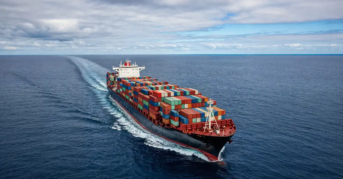 Cargo ship sailing under Panamanian navigation license