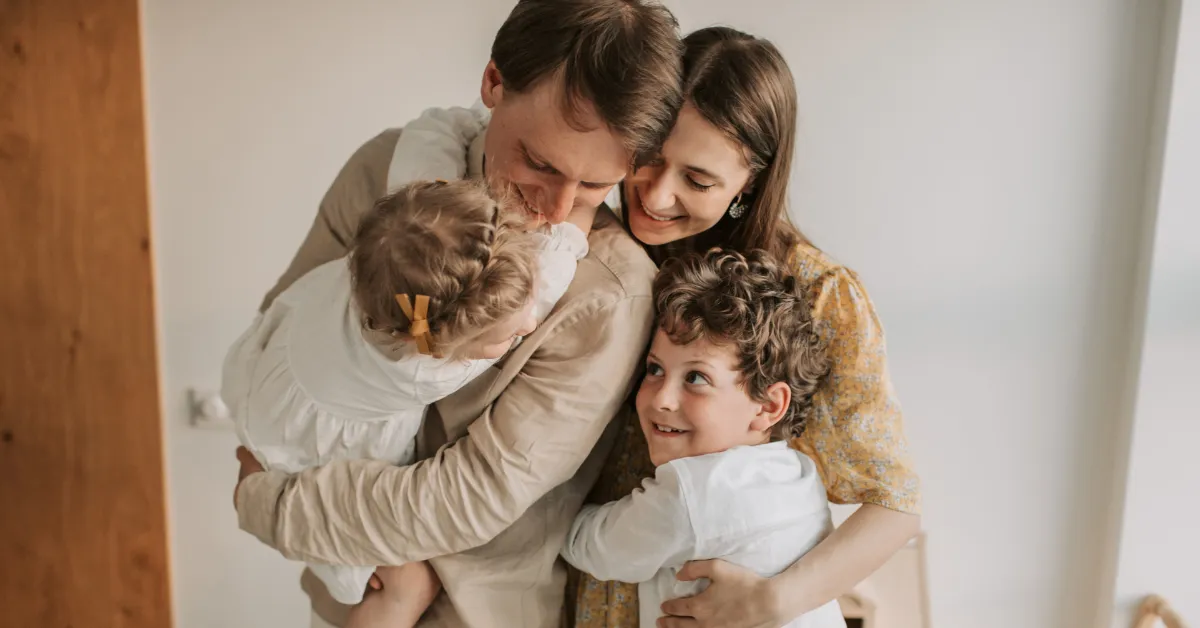 Padres e hijos en ambiente familiar